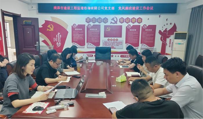 市監(jiān)理咨詢有限公司召開2025年黨風廉政建設  工作會議